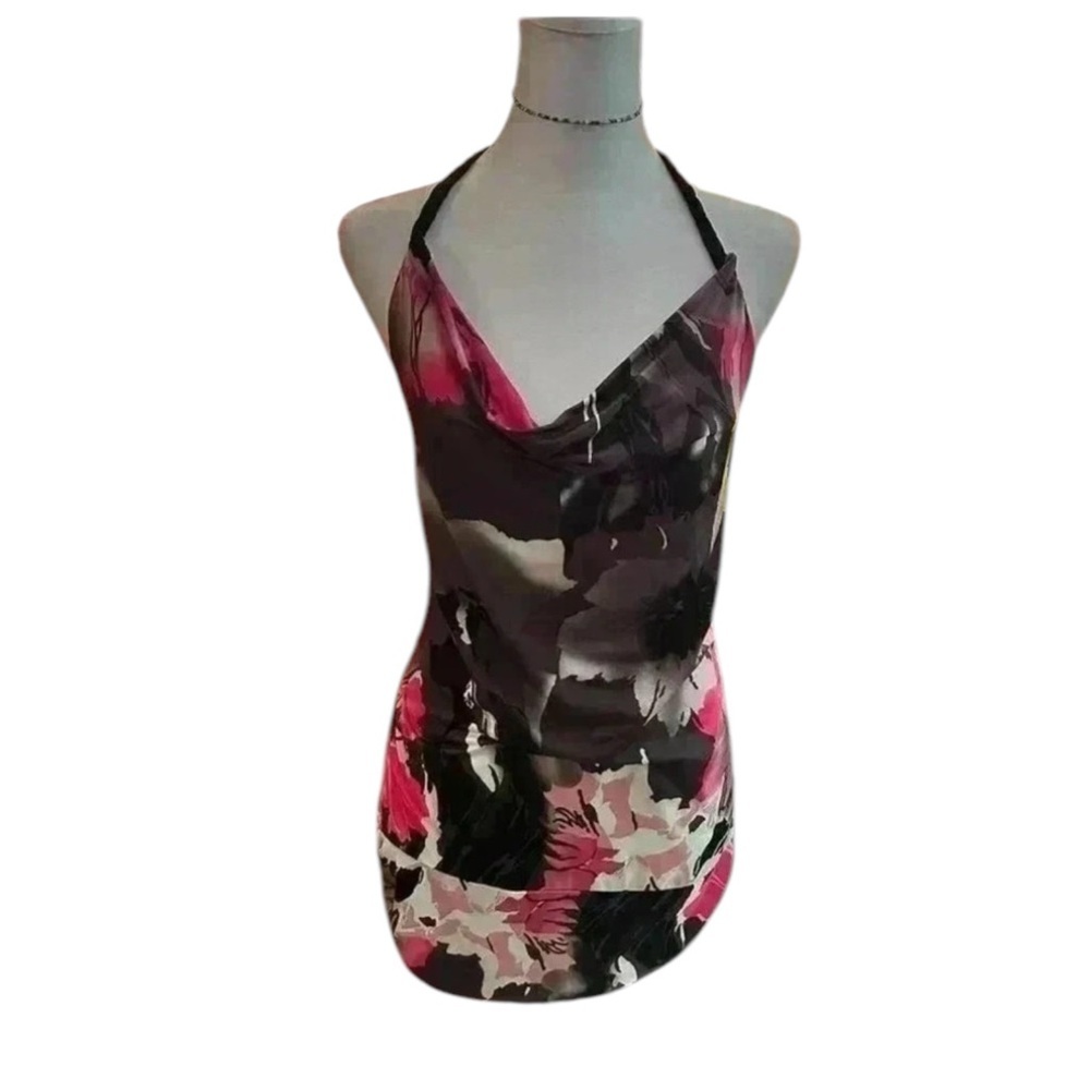 WET SEAL VINTAGE ~ Stretch mini dress or top! ~ Size LARGE